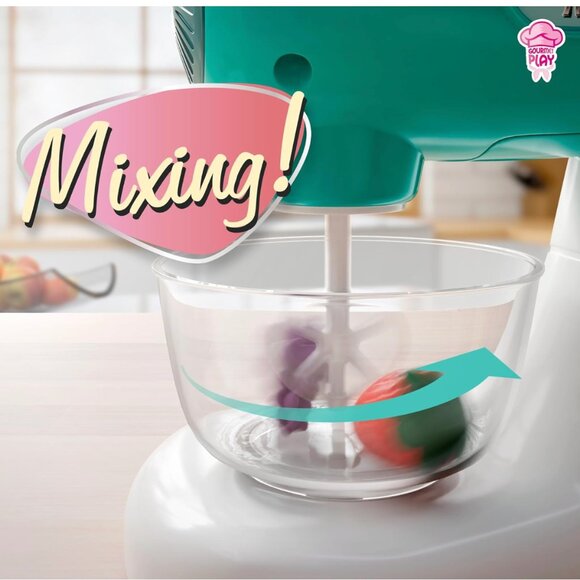 Deluxe Stand Mixer Playset for Toddlers 3+ – 9 Piece Gourmet Kitchen Set - Picture 6 of 7